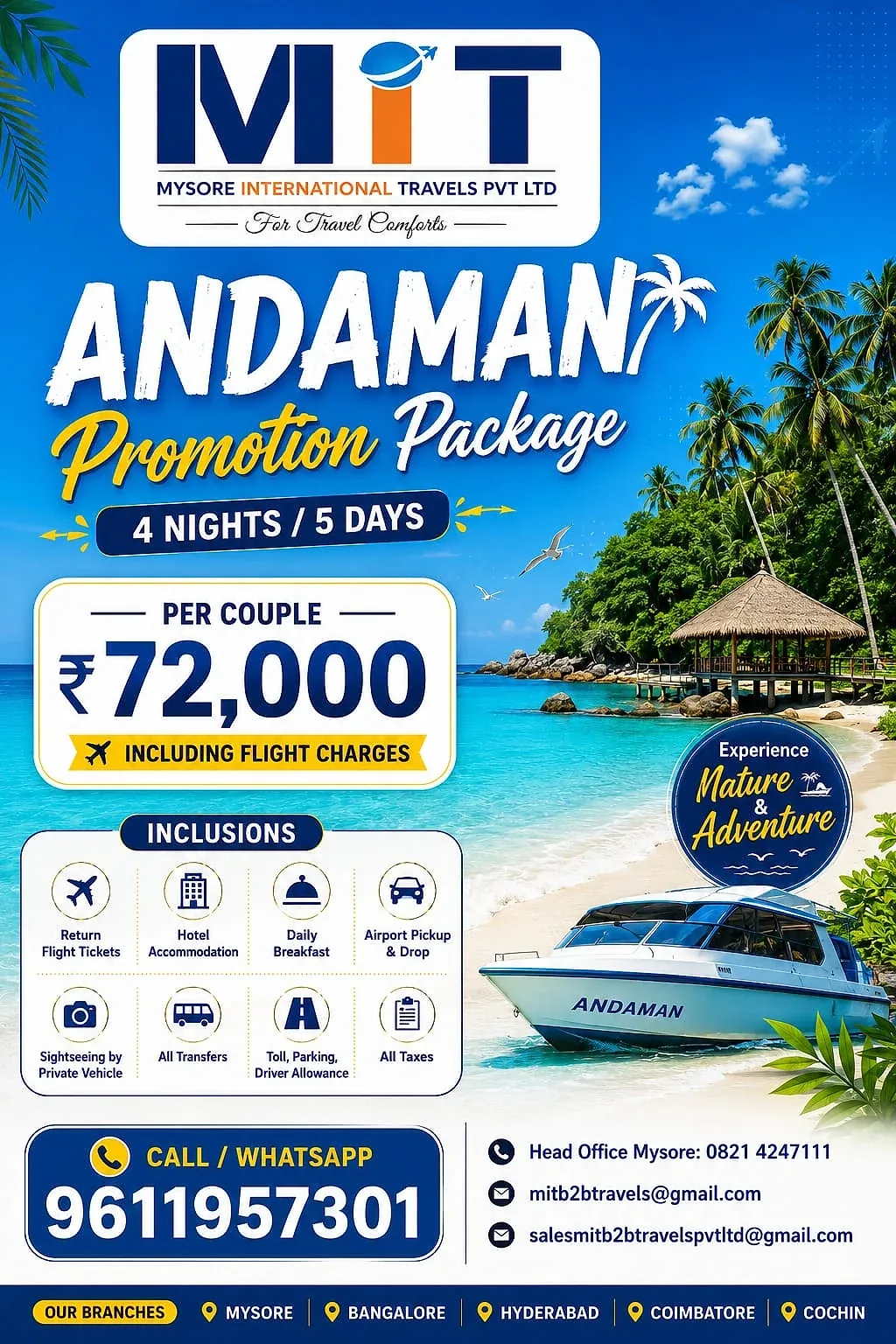 Andaman Islands — 4 Nights / 5 Days